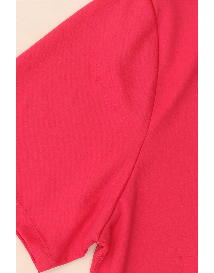 Nike Herre Dri Fit Grafisk T-Shirt Top XL Pink Polyester