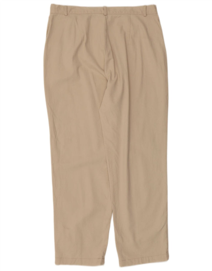 Dockers Dame Højtalje Casual Bukser US 14 XL W34 L27 Beige Bomuld