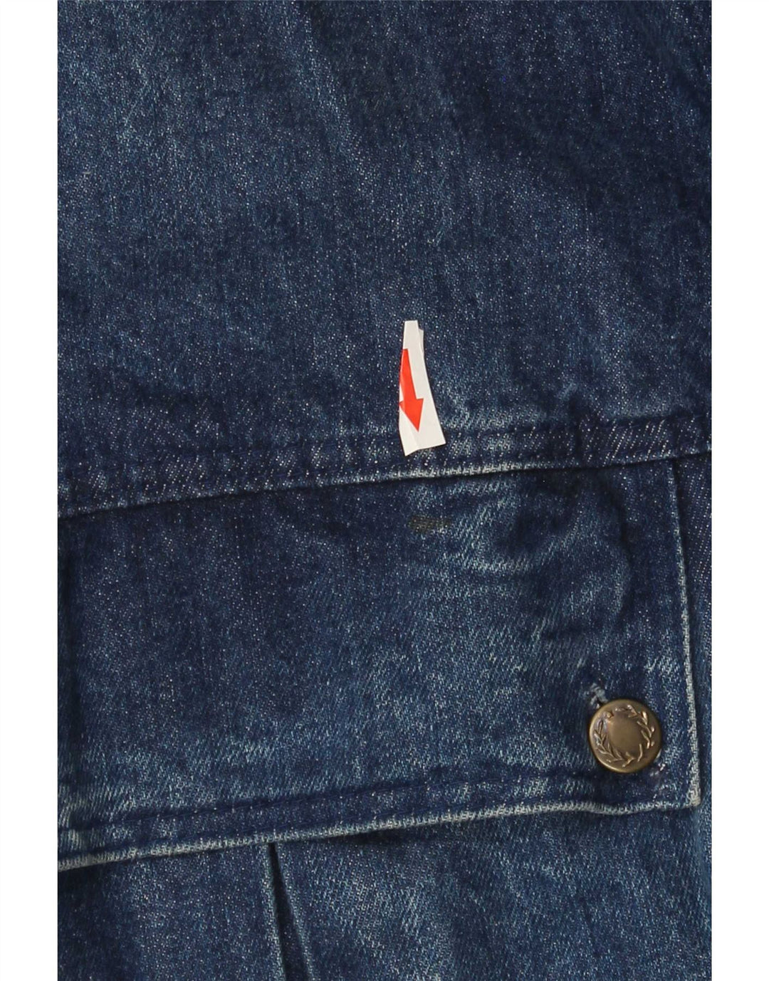 Vintage denimjakke til mænd UK 42 XL blå bomuld