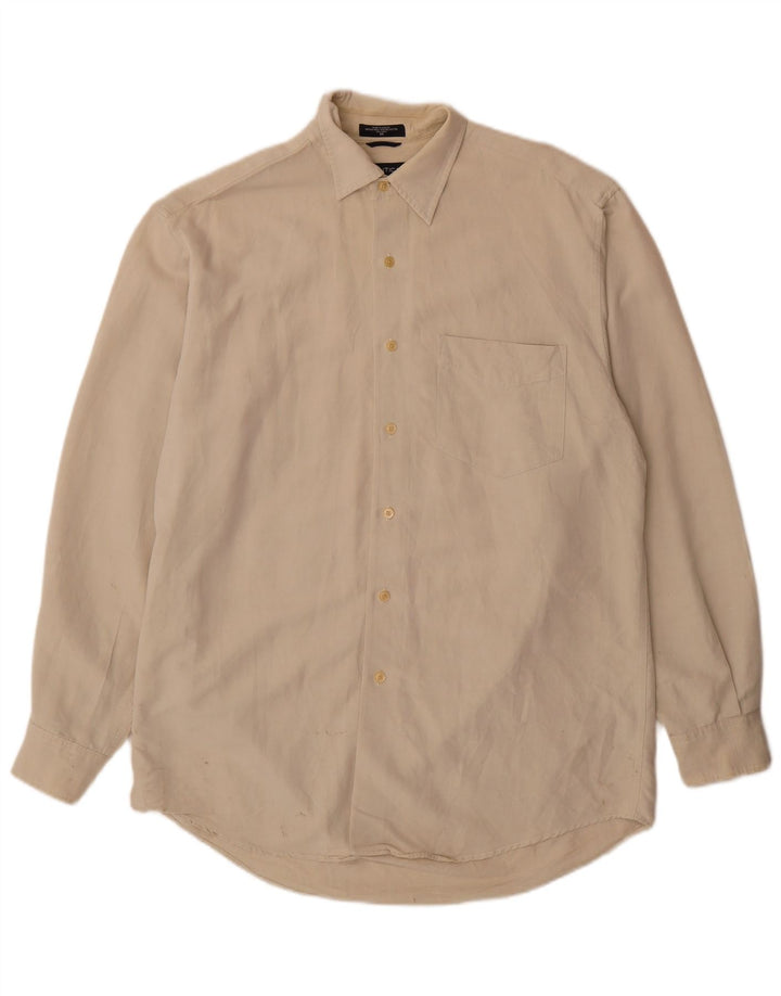 Nautica Herreskjorte Medium Beige Rayon