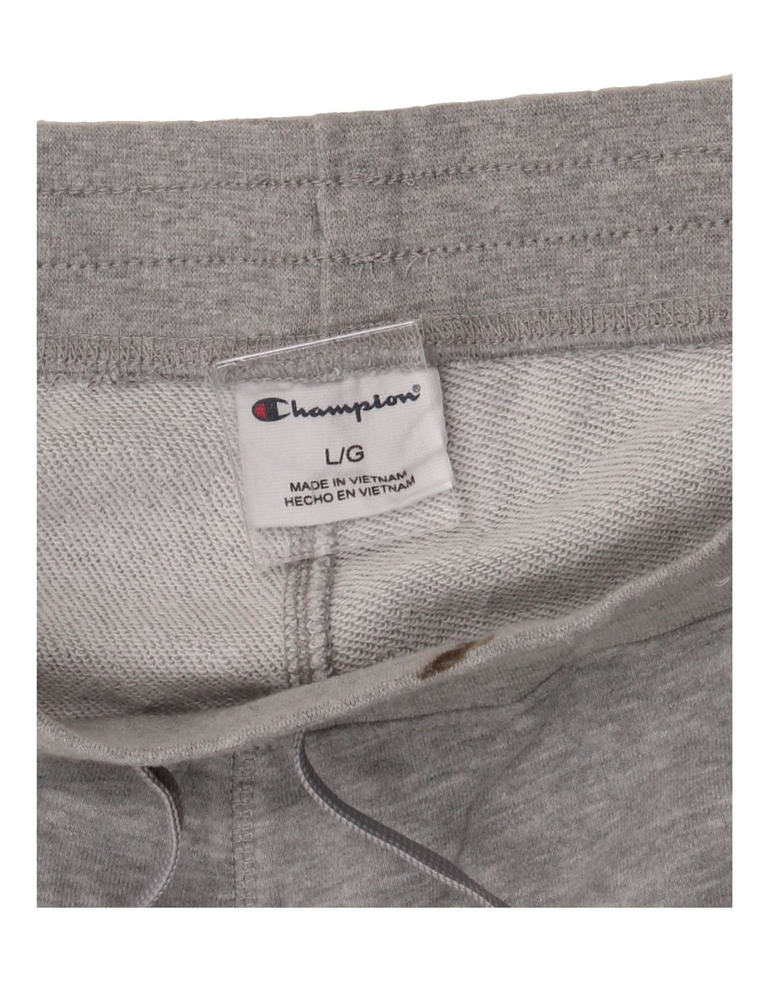 CHAMPION Mens Sport Shorts Large  Grey Cotton Vintage Champion and Second-Hand Champion from Messina Hembry 
