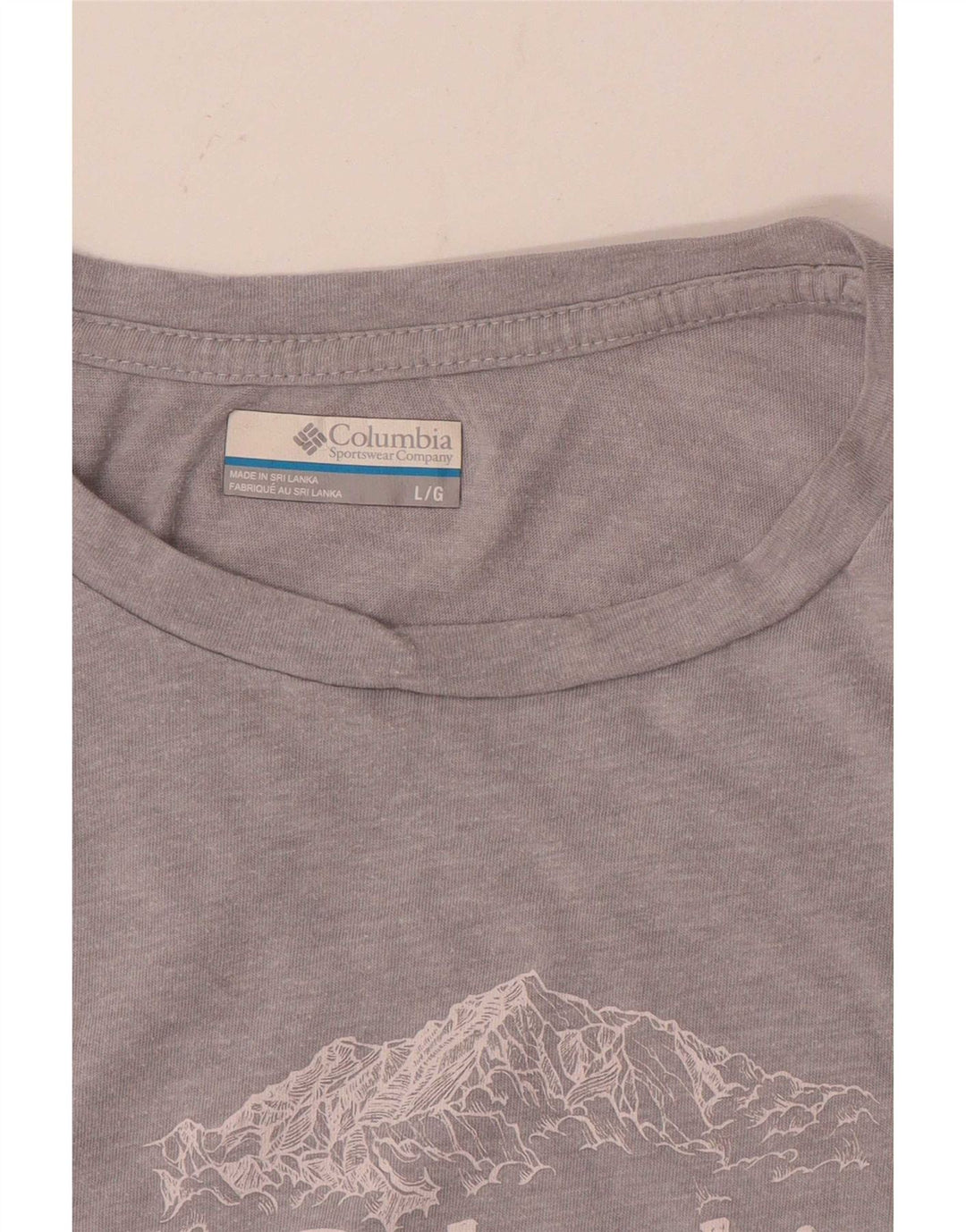 Columbia Herre Grafisk T-Shirt Top Stor Grå