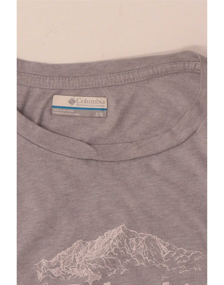 Columbia Herre Grafisk T-Shirt Top Stor Grå