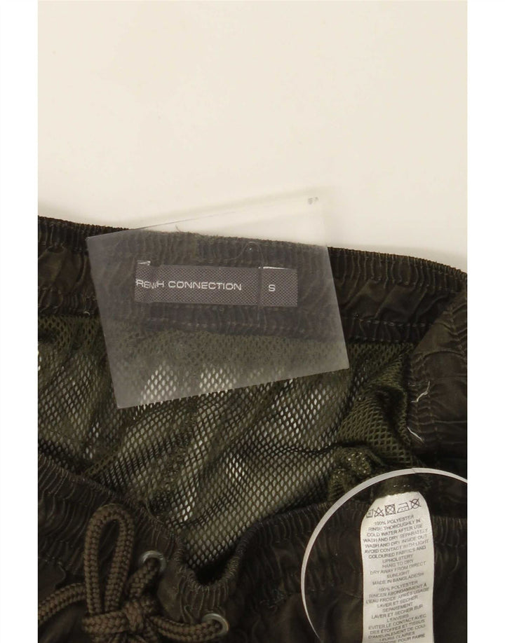 French Connection Badeshorts til mænd Small Green Camouflage Polyester