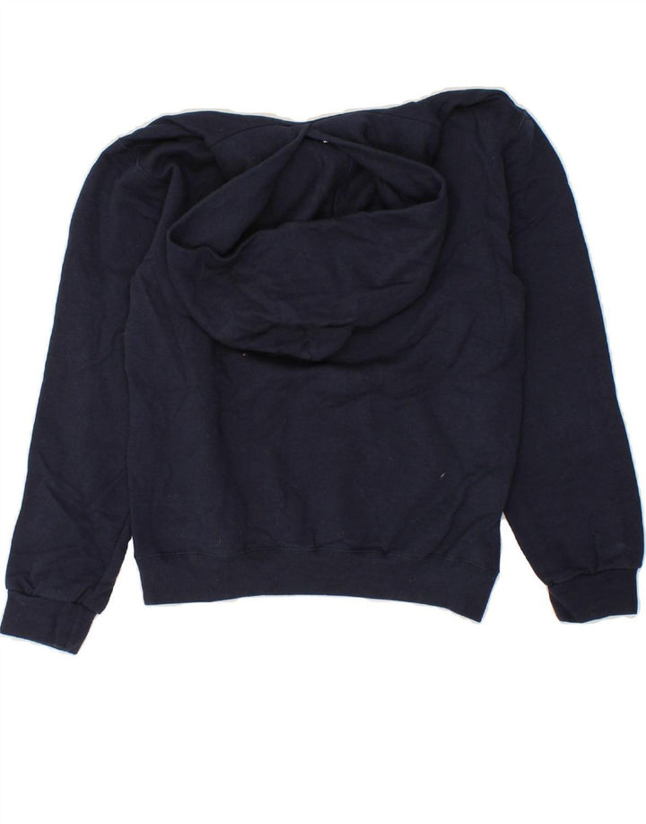 CHAMPION Boys STFX Graphic Hoodie Jumper 9-10 Years Medium Navy Blue Vintage Champion and Second-Hand Champion from Messina Hembry 