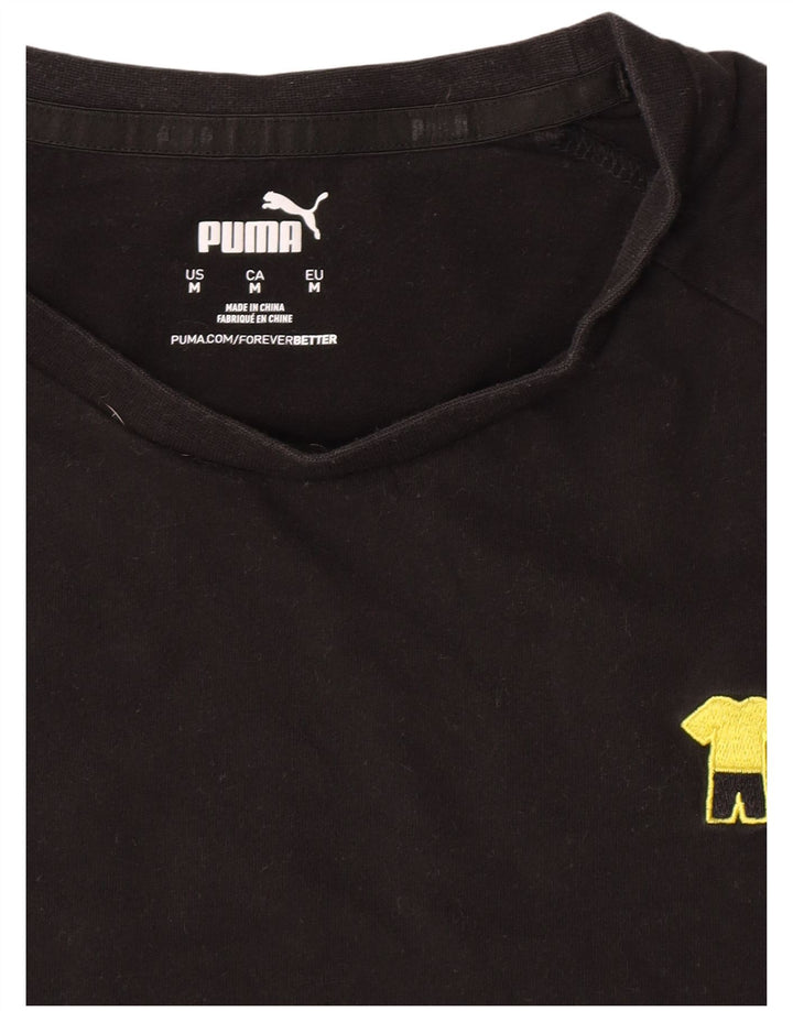Puma Herre T-Shirt Top Medium Sort