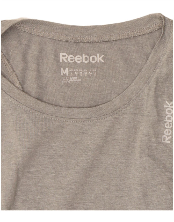 Reebok Damevest Top UK 12 Medium Grey Flecked