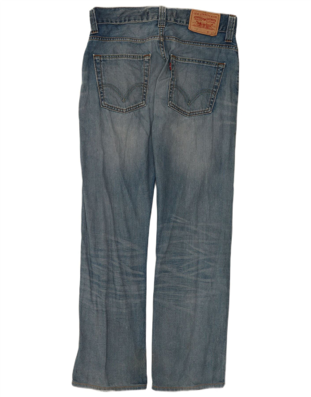 Levi's Herre 506 Straight Jeans W31 L30 Blå Bomuld