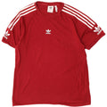 Adidas Herre grafisk T-shirt Top Medium Bourgogne bomuld