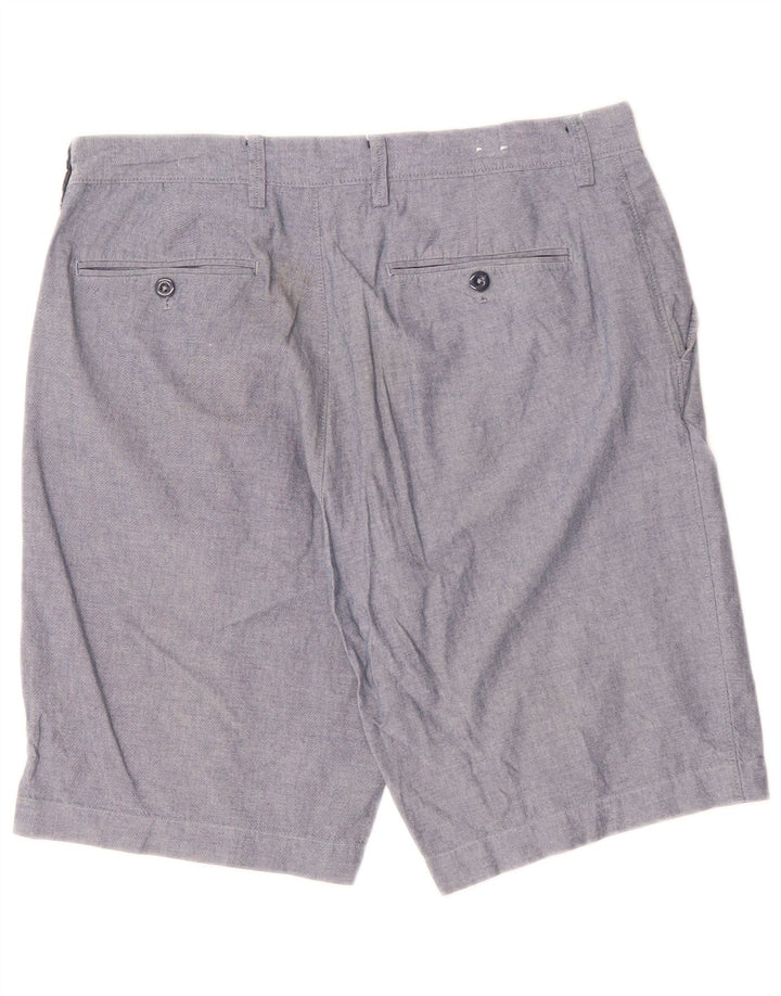 J. CREW Chino Shorts til mænd W33 Medium Blue Bomuld