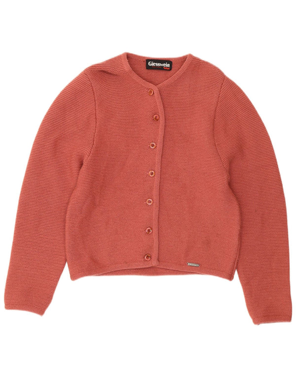 Giesswein Dame Cardigan Sweater UK 18 XL Pink New Wool