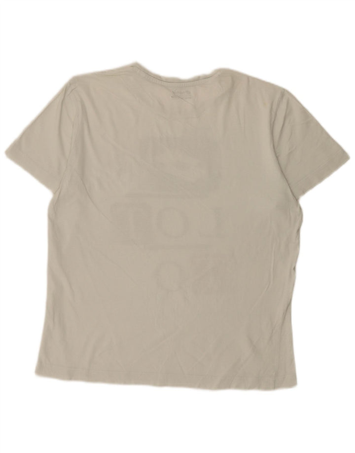 Lotto Herre Grafisk T-Shirt Top Medium Hvid