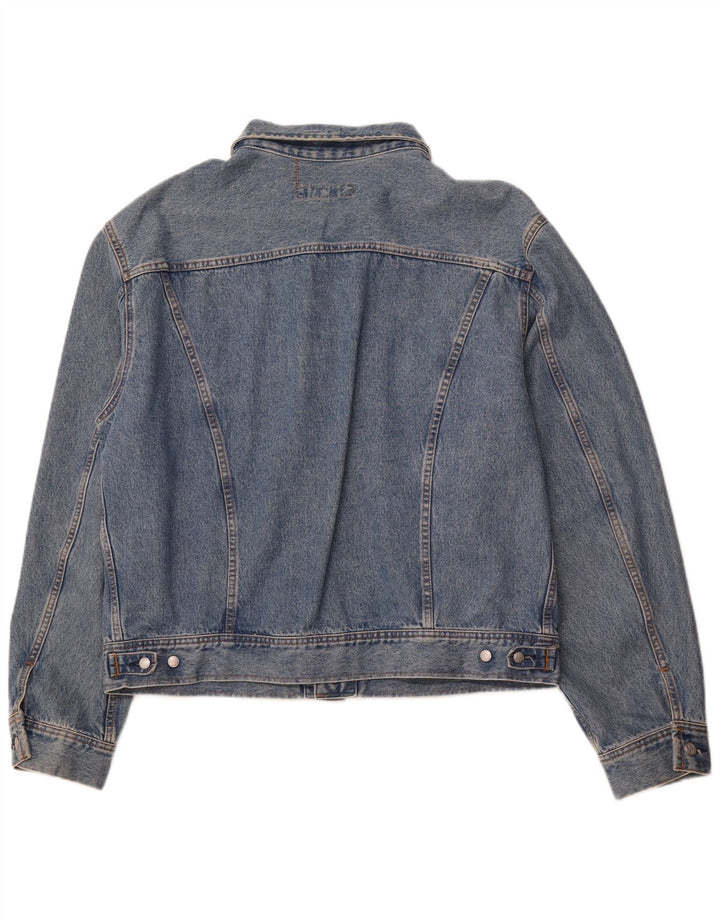 REPLAY Herre Denim Jacket UK 44 2XL Blue Cotton