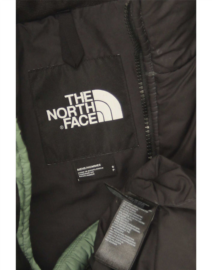 The North Face Herre polstret jakke UK 36 Small Green Colourblock Polyester