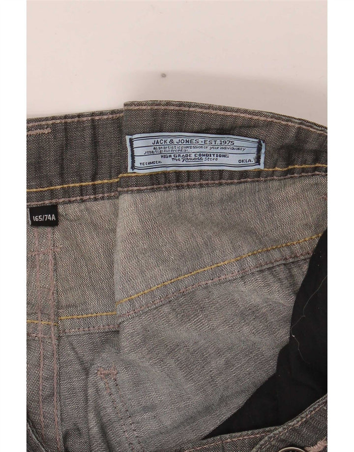 Jack & Jones Herre Distressed Straight Jeans W30 L29 Grå