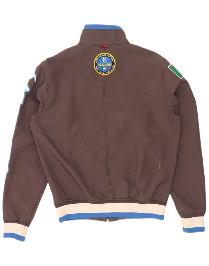 Kappa Herre Italia Grafisk træningsdragt Topjakke Medium Brun Colourblock