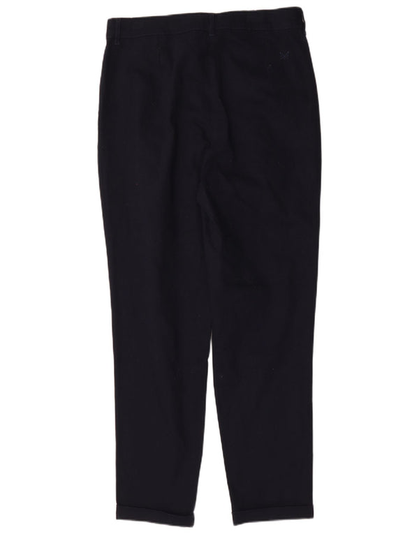 Crew Clothing Dame lige Chino-bukser UK 14 Large W32 L29 Navy Blue