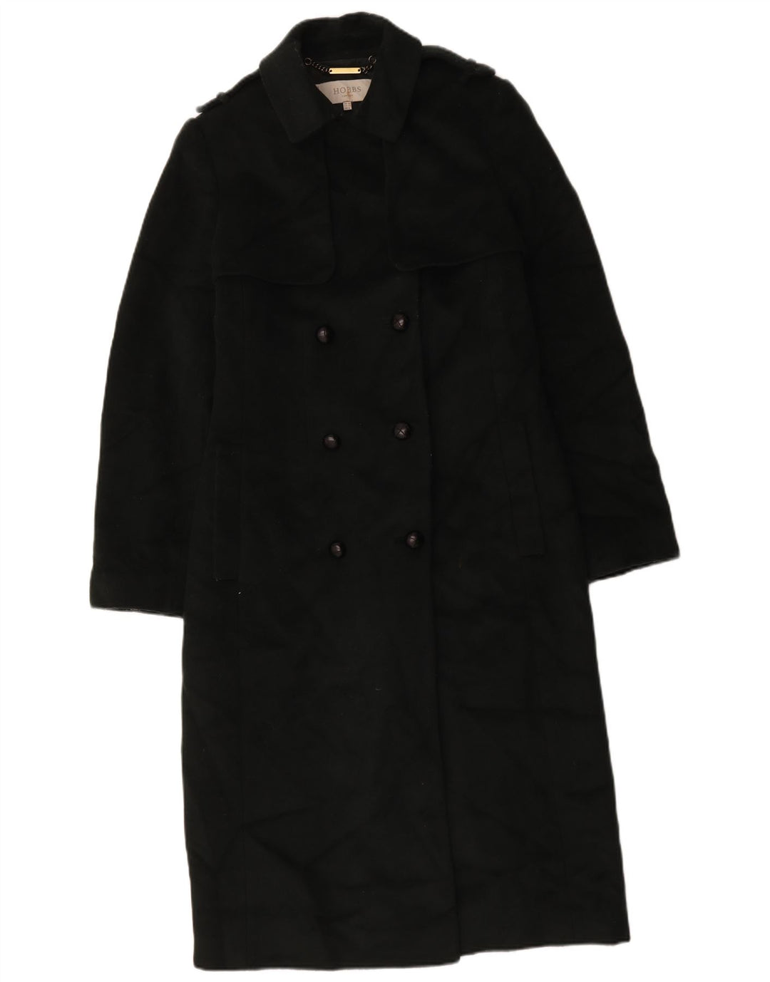 Hobbs Dame Military Dobbeltradet Frakke UK 12 Medium Green Wool