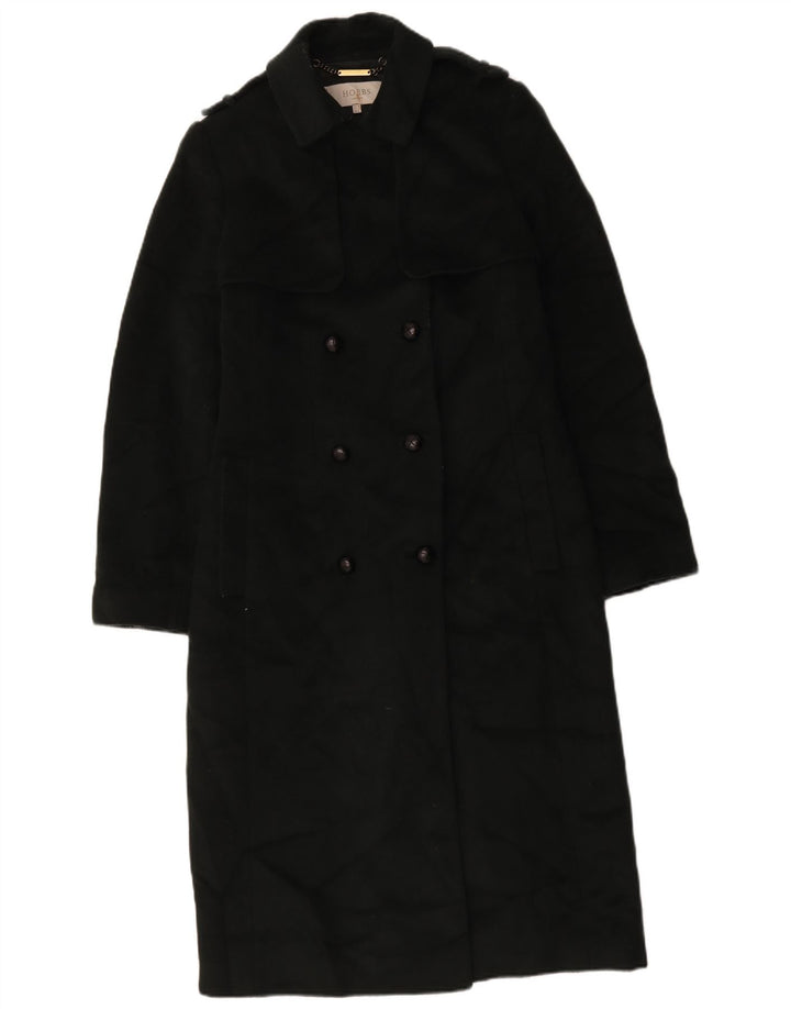 Hobbs Dame Military Dobbeltradet Frakke UK 12 Medium Green Wool