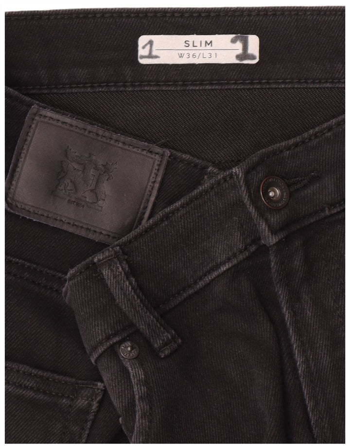 Marks & Spencer Herre Slim Jeans W36 L31 Sort