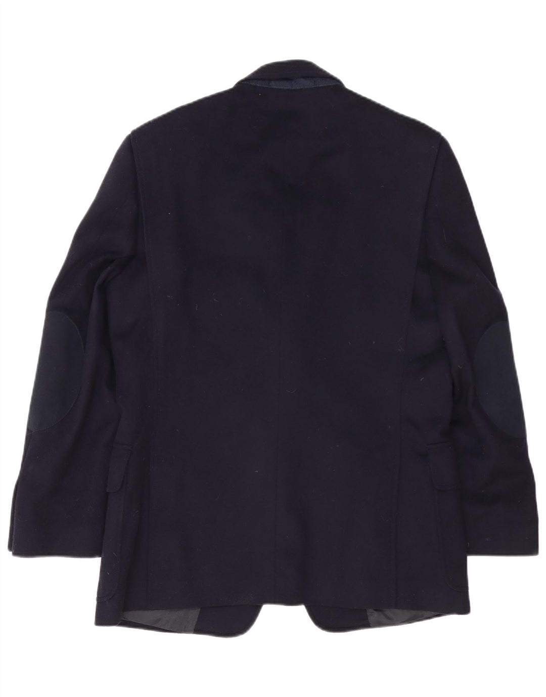 Vintage Herre 2-knaps blazerjakke IT 48 Medium Navyblå Virgin Wool