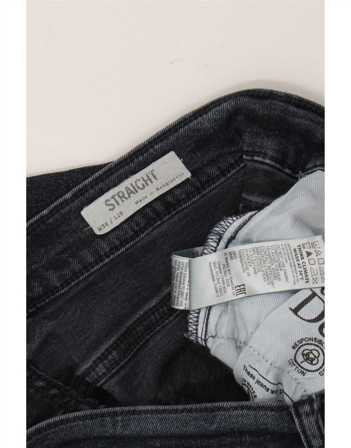Marks & Spencer Straight Jeans til mænd W34 L29 Marineblå bomuld
