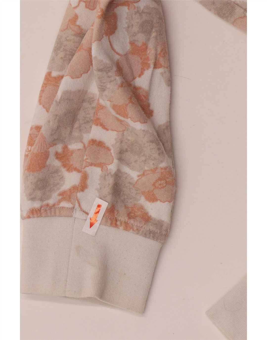 Vans Dame Grafisk Oversized Sweatshirt Jumper UK 14 Medium White Floral