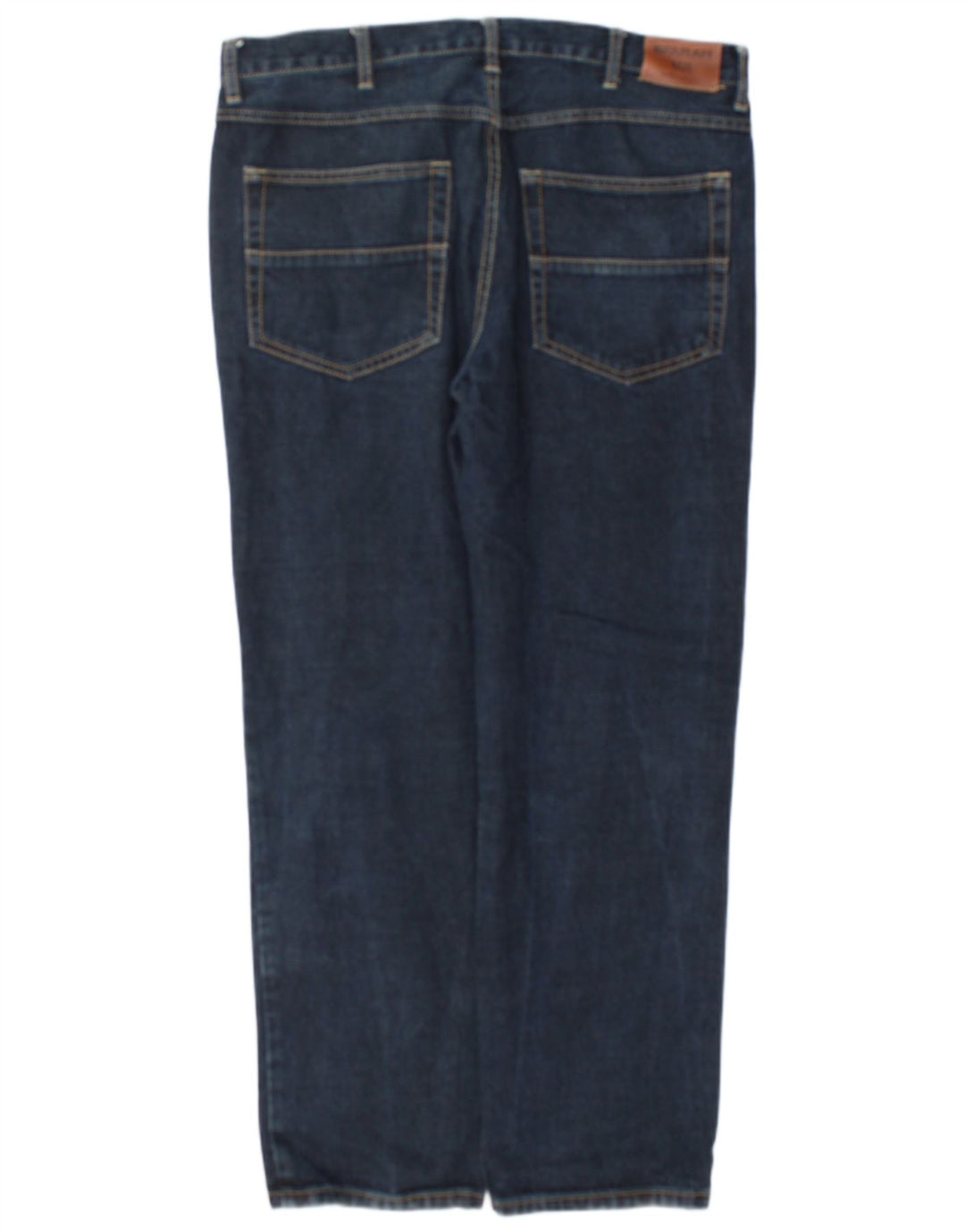 Farah Straight Jeans til mænd W36 L32 Marineblå bomuld