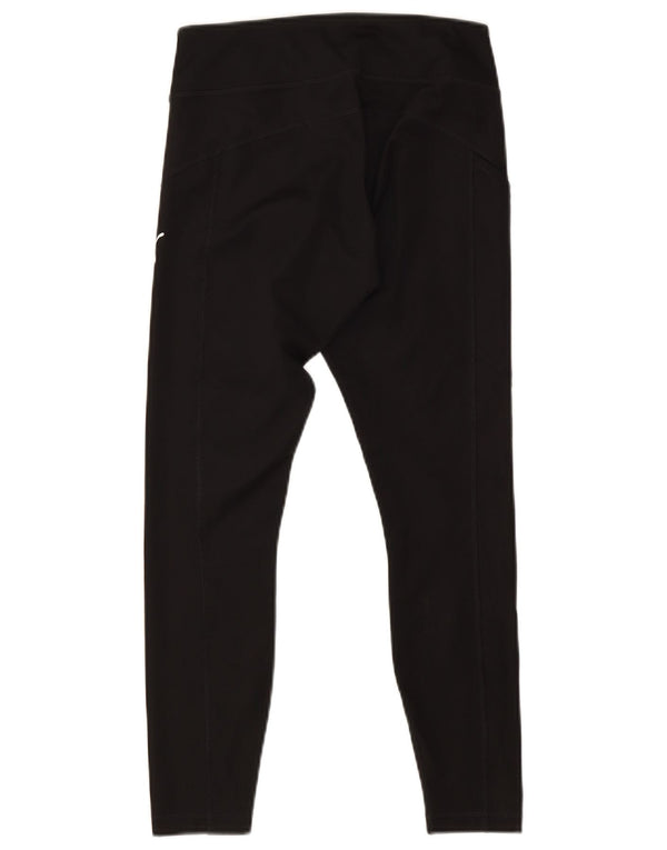 Puma Womens Crop Leggings UK 8 Small Black Polyester
