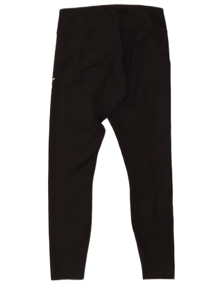 Puma Womens Crop Leggings UK 8 Small Black Polyester