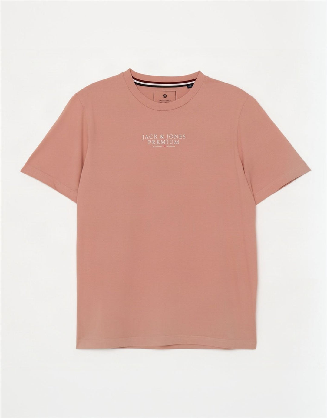 Jack & Jones Herre grafisk T-shirt Top Medium Pink Bomuld