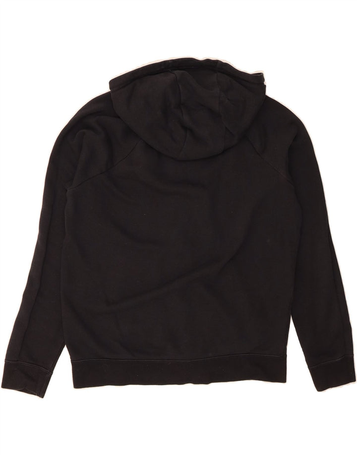 NIKE Womens Zip Hoodie Sweater UK 14 Medium Black Cotton Vintage Nike and Second-Hand Nike from Messina Hembry 