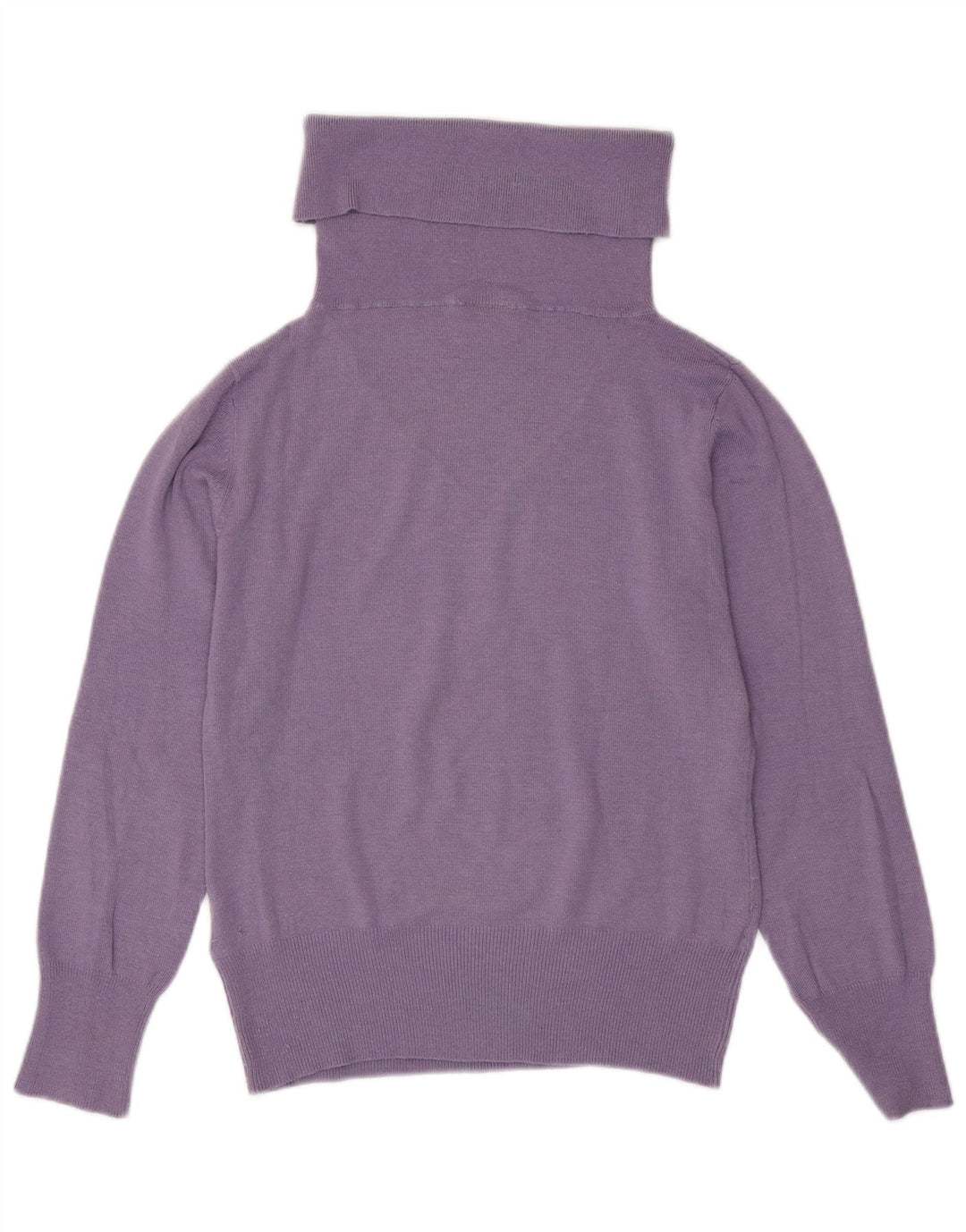 ELLESSE Dame Rullehalstrøje IT 46 Stor Lilla Modal