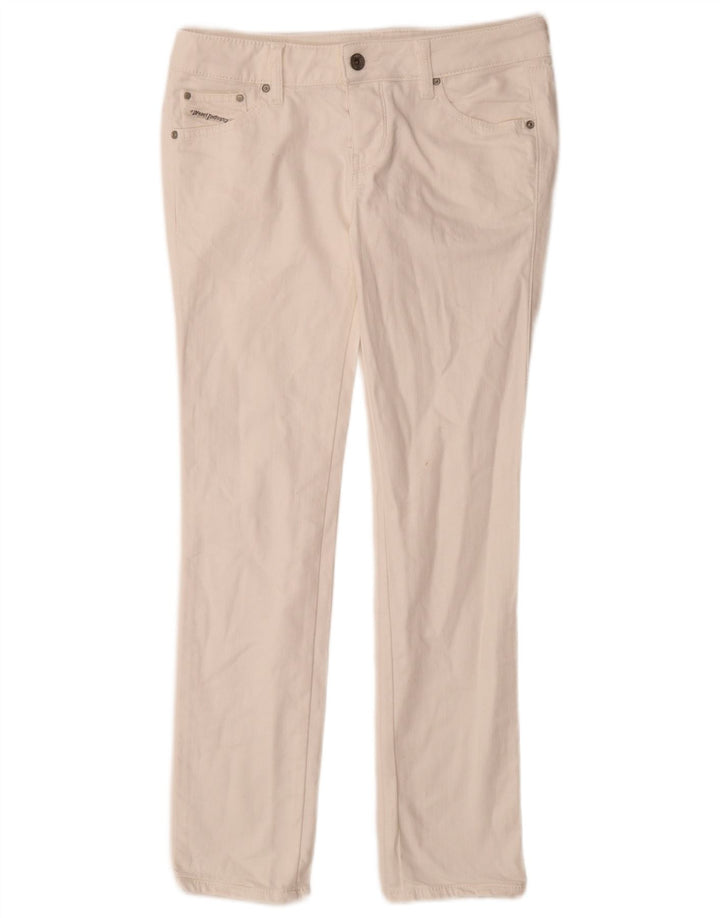 Diesel Dame Cuddy Slim Jeans W28 L29 Hvid Bomuld