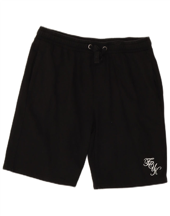 French Connection Herre Sportshorts XL Sort Bomuld
