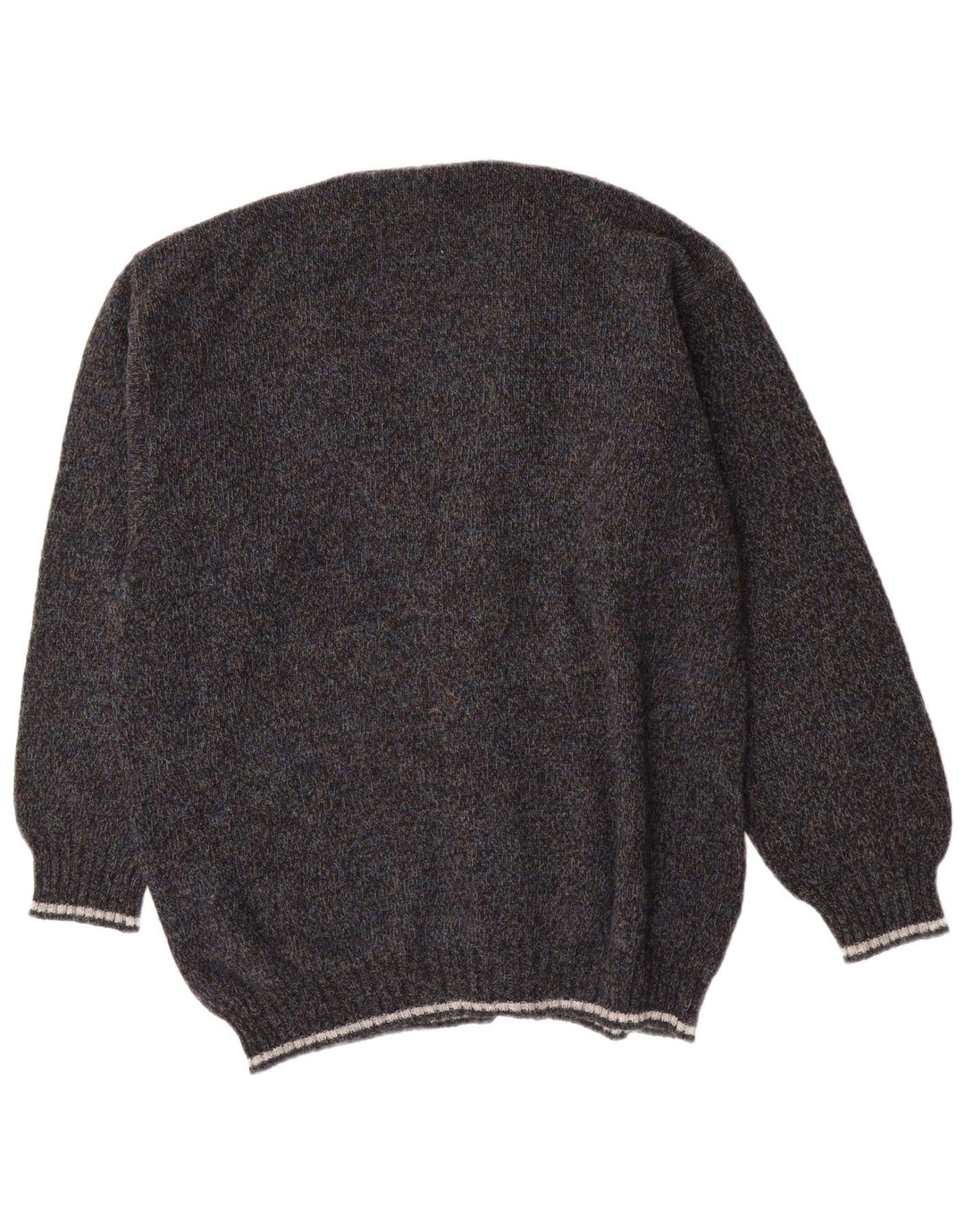 Vintage herre cardigan sweater IT 54 XL Grå uld
