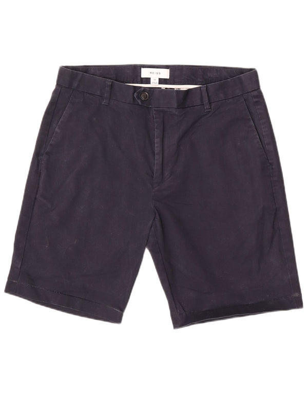 Reiss Chino Shorts til mænd W32 Medium Marineblå Bomuld