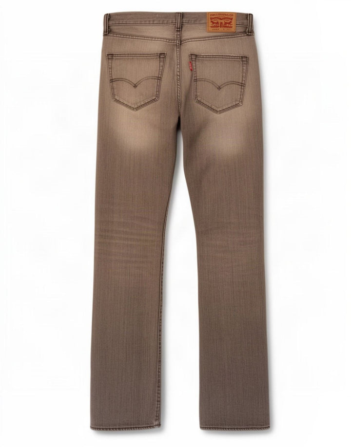 Levi's Dame 501 Straight Jeans W30 L32 Grå Bomuld