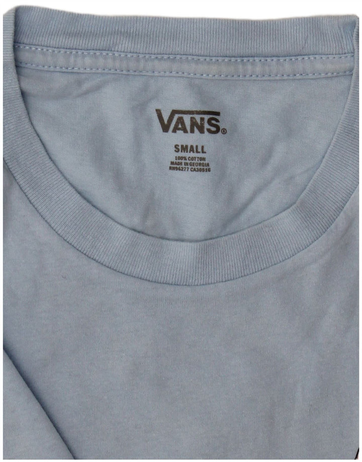 VANS Herre grafisk T-shirt Top Lille Blå