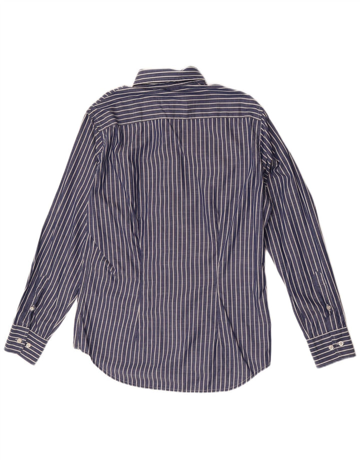 Fred Perry Herre Slim Fit skjorte Medium blå stribet bomuld