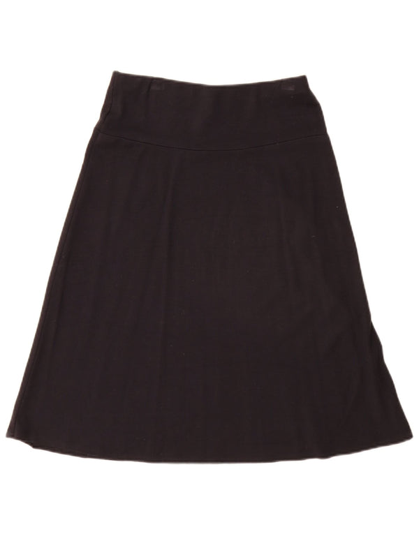 Marks & Spencer A-line nederdel til kvinder UK 8 Small W26 Black Viscose