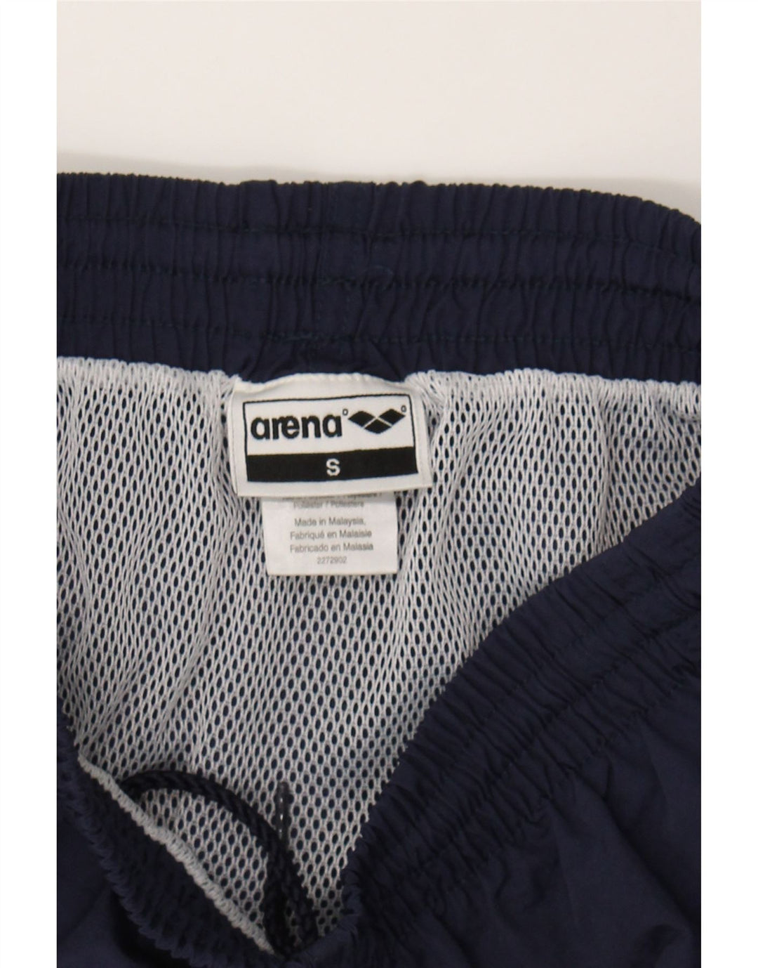 ARENA Mens Swimming Shorts Small  Navy Blue Polyester Vintage Arena and Second-Hand Arena from Messina Hembry 