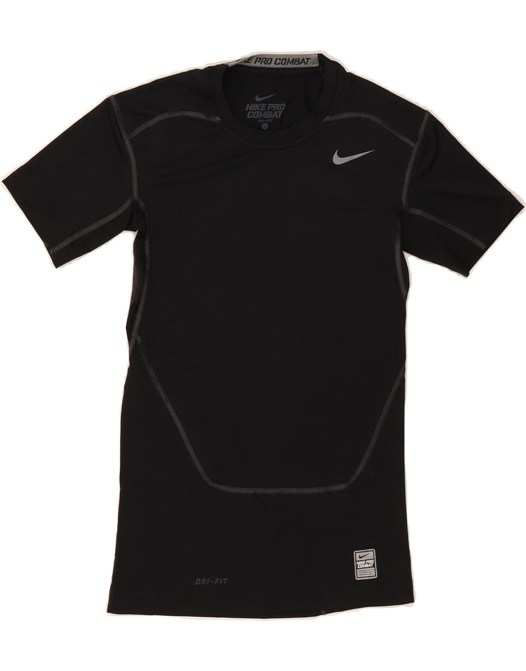 NIKE Womens Dri Fit T-Shirt Top UK 8 Small Black Polyester Vintage Nike and Second-Hand Nike from Messina Hembry 