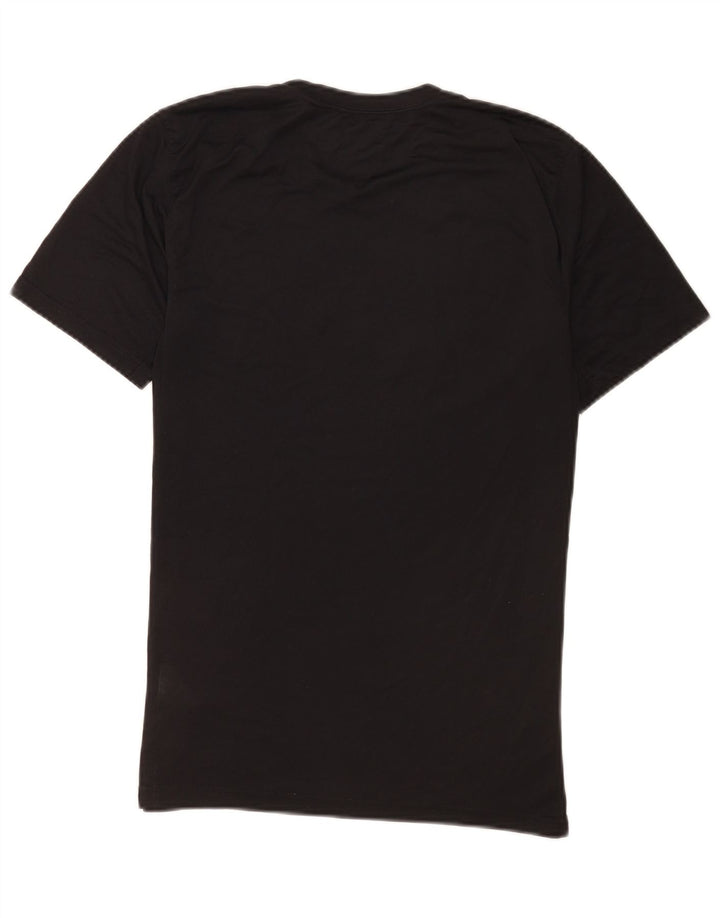 Nike Herre Dri Fit grafisk T-shirt top lille sort polyester