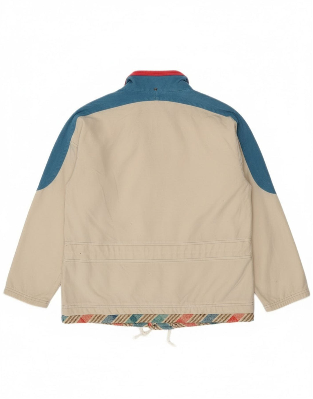 Diadora træningsdragt topjakke til kvinder UK 10 Small Off White Colourblock