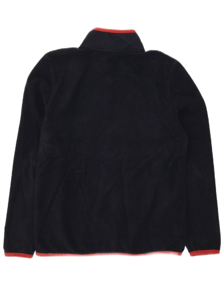 Marks & Spencer Herre Fleece Jumper med lynlås, lille marineblå polyester