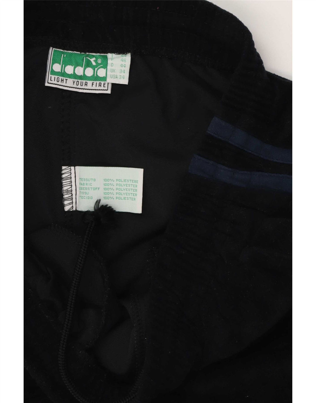 Diadora Herre træningsdragt Bukser Stor sort polyester