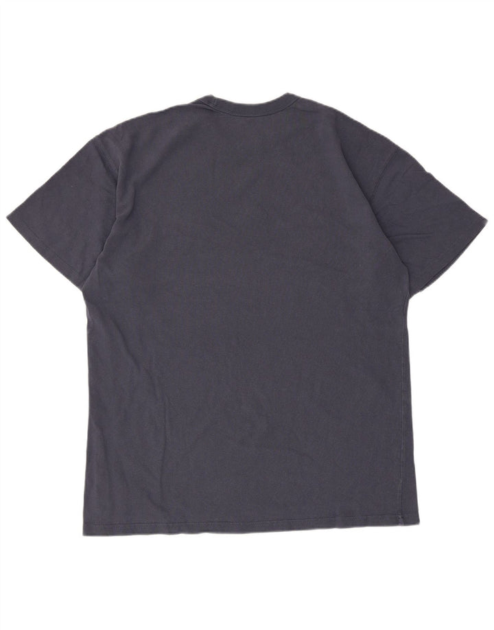 Nike Herre Loose Fit T-shirt Top Medium Navyblå Bomuld