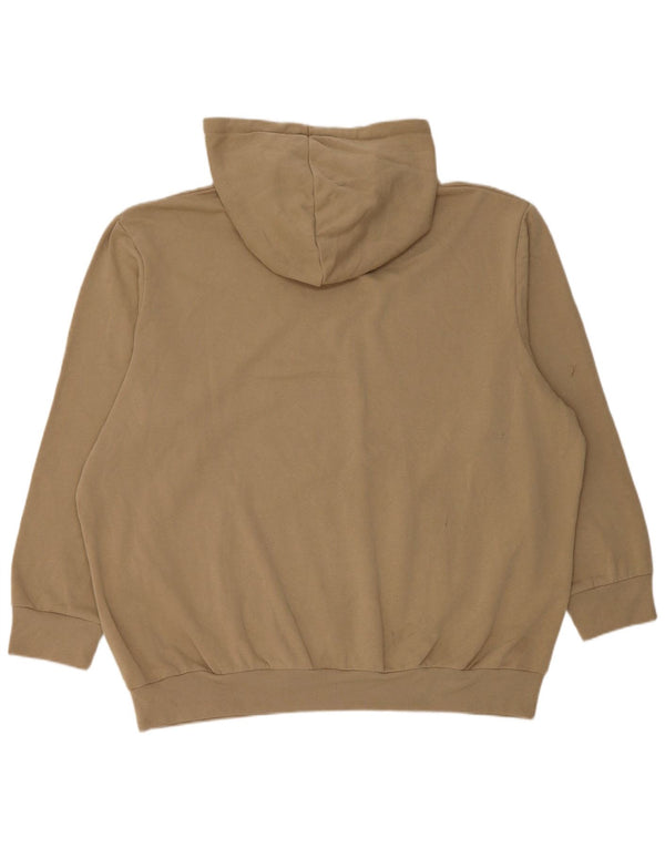 Jack & Jones hættetrøje til mænd 3XL beige bomuld