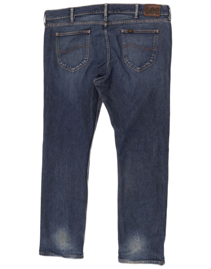 Lee Slim Jeans til mænd W42 L32 blå bomuld